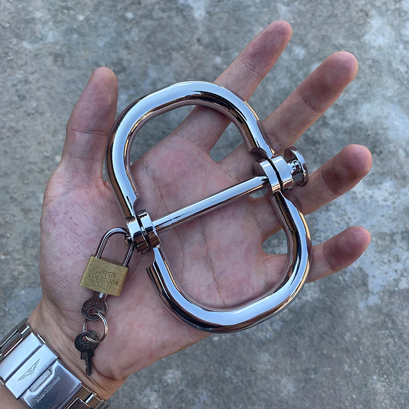 Stainless Steel Handcuffs BDSM Sex Toy for Couple Ankle Cuff Metal Wrist Cuffs Restraints Fetish Slave Manacle Bondage Porn Toys