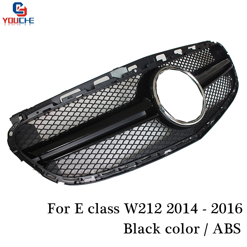 W212 AMG Style Front Bumper Grille Mesh For Mercedes W212 E Class 4-door Sedan 2014 - 2016 E200 E250 E300 E350 E400