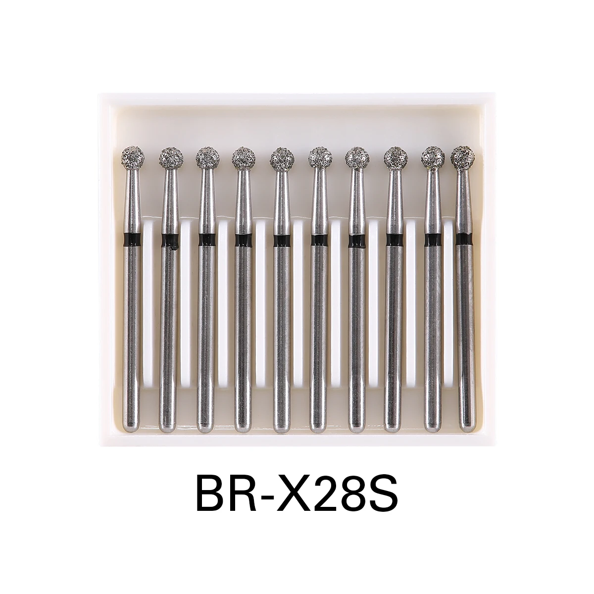 10 Boxen AZDENT Dental-Diamantbohrer, kugelförmige Edelstahlbohrer, 450000 U/min für FG 1,6 mm Hochgeschwindigkeits-Handstück, Zahnmedizin-Werkzeug – Detail 10