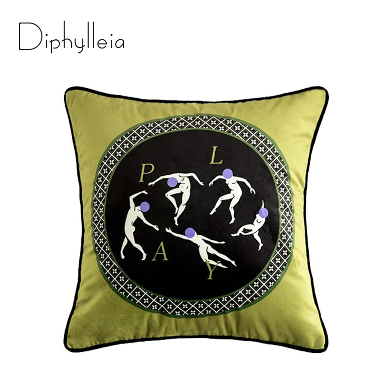 Diphylleia Mattis Impression Cushion Covers Luxurious Living Room Sofa Decorative Throw Pillow Case 43x43cm Modern Upholstery