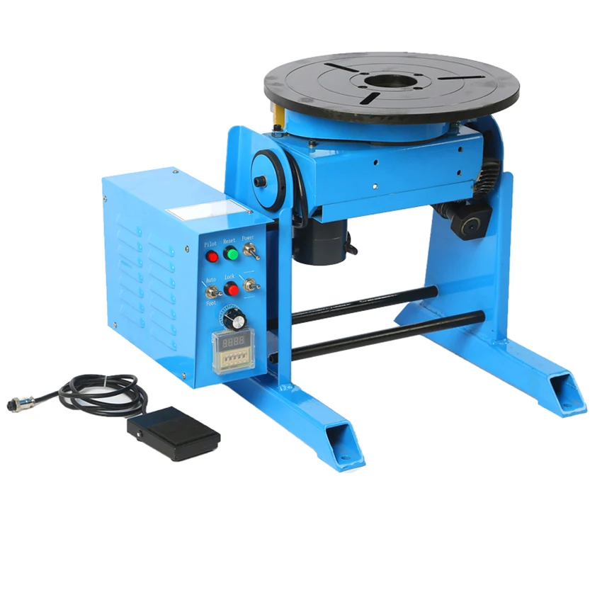 

30KG Girth Automatic Welding Positioner Mini Welding Turntable Rotating Welding Tool For Pipe Or Circle Workpiece 110V/220V