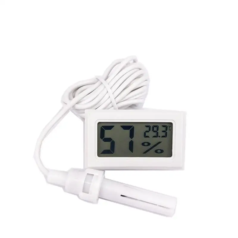 Mini LCD Digital Thermometer Hygrometer Gauge Tester Probe Incubator Aquarium Temperature Humidity Meter Sensor Detector