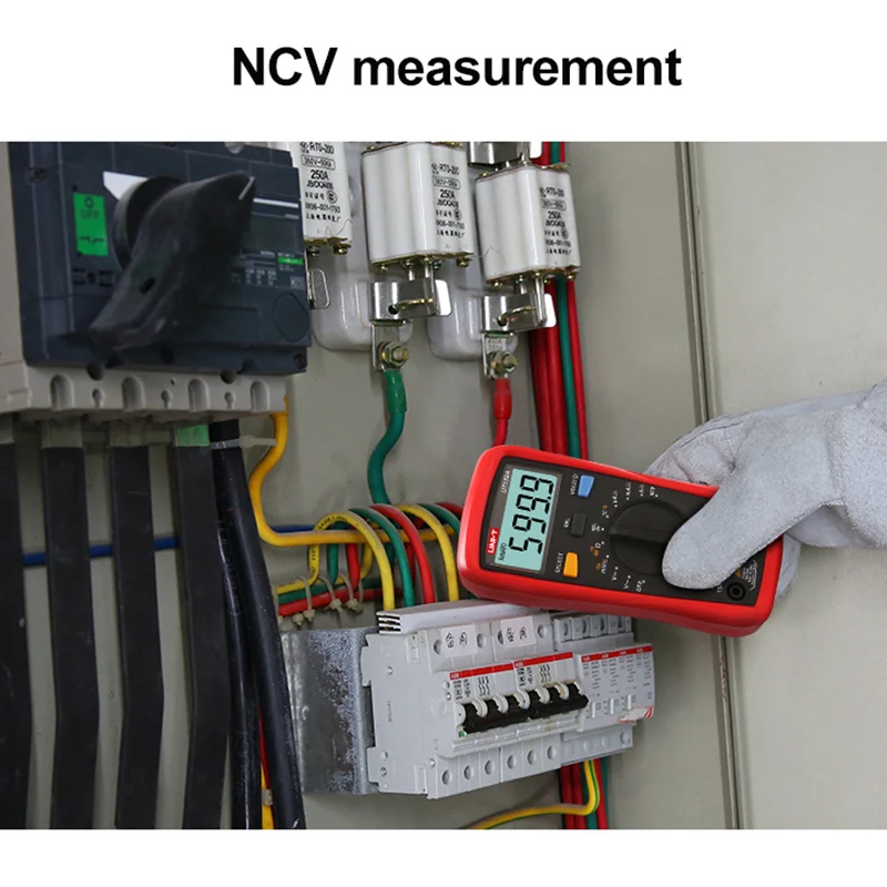 UNI-T-Professional Multímetro Digital, UT133A, UT133B, UT133B, AC DC Tensão Tester, Voltímetro, Amperímetro, Medidor de Capacitância Freqüência