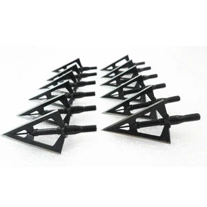 100/125 tane ok ucu teflon tedavisi yüzey broadhead yay avcılık beast ok başı 3 bıçak 8 Çekirdekli satışlar, 125'in başı-no. 4