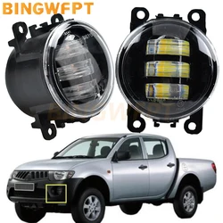 For Mitsubishi L200 KB_T KA_T Pickup 2005-2012 For Triton Strada 2005-2018 12V H11 Lens LED Fog Light Fog Lamps