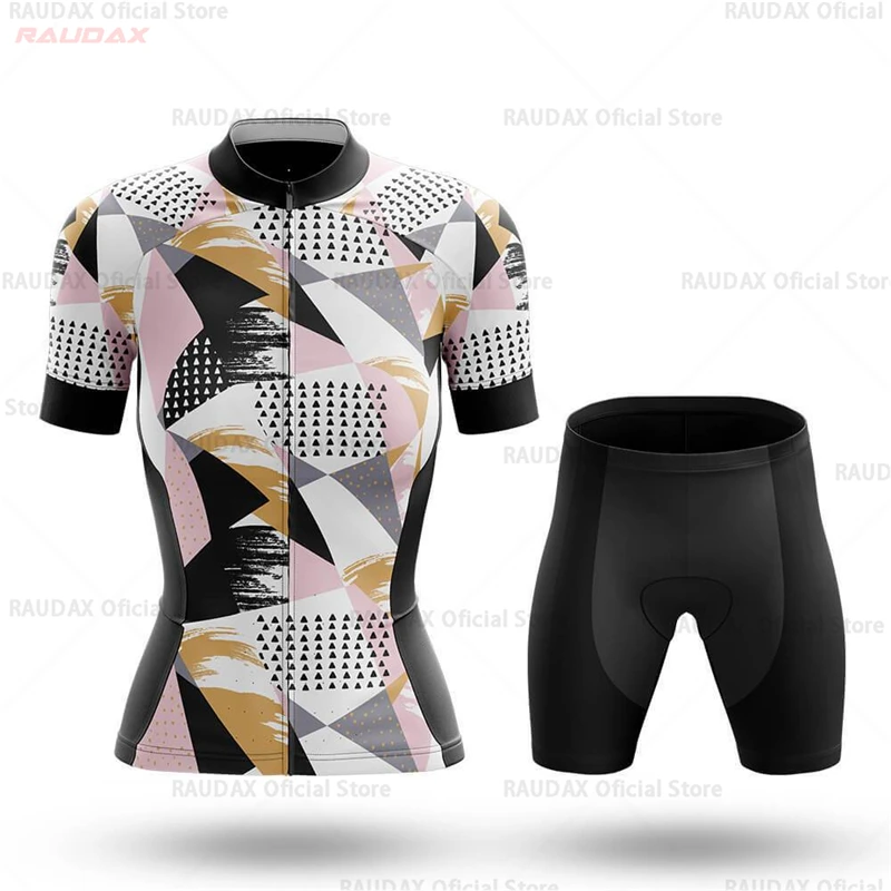 Leopard Cycling Jersey Set for Women, Anti-UV Mountain Bike Clothes, Female Cycling Set, Quick Dry, MTB Bicycle Clothing, Summer