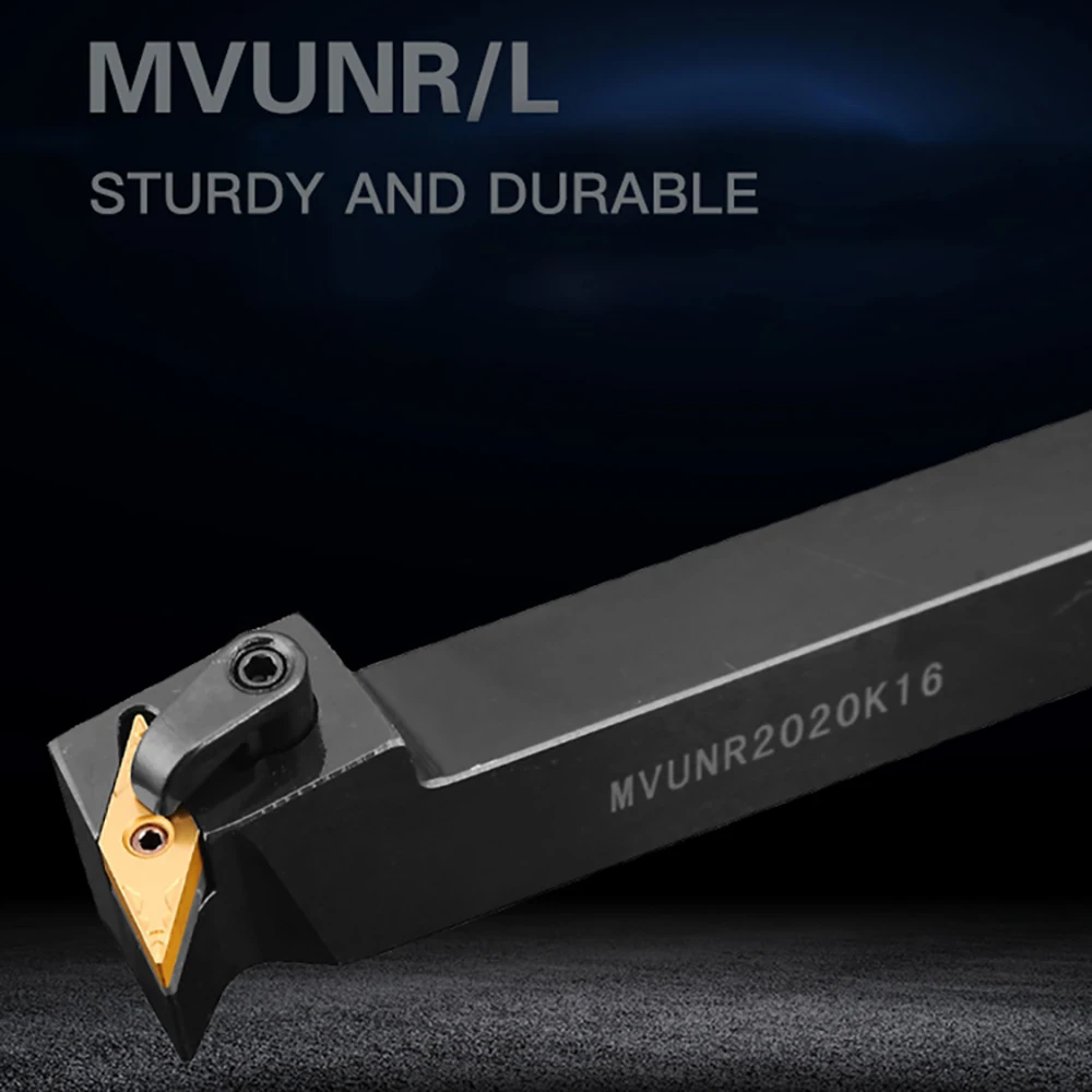 1PCS MVUNR2020K16 MVUNR2525M16 MVUNR3232P16 MVUNL2020K16 MVUNL2525M16 MVUNL3232P16 External Turning Tool Holder