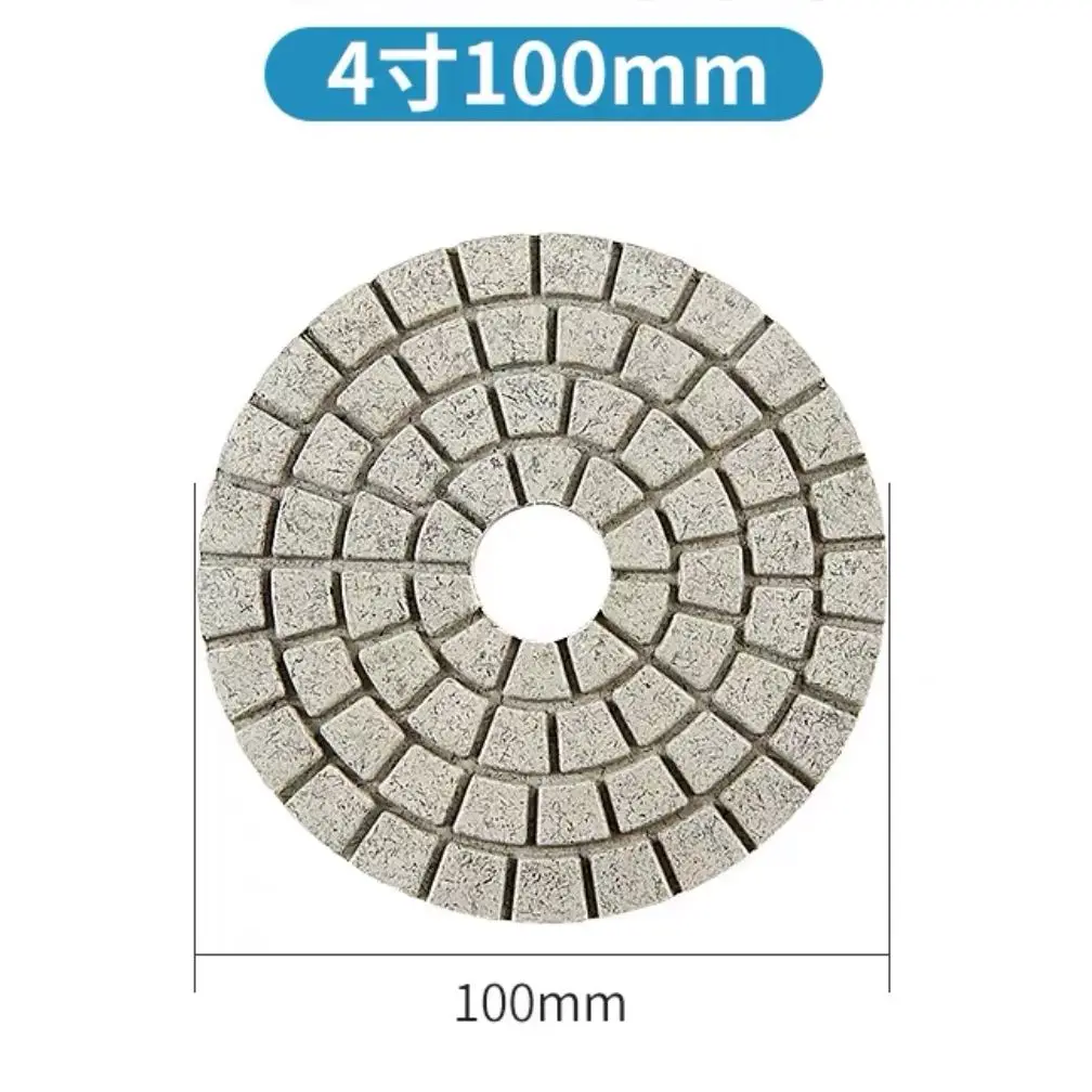 4 Inch 100mm Diamond Buff Wet Grinding Pad Disc Abrasive Tool Of Buffing Durable Pad For Floor Stone Marble Granite Quartz