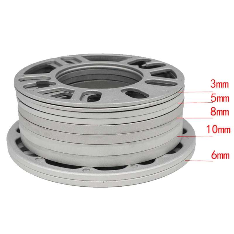 4PCS Car Wheel Spacer 6X139.7 5X139.7 Universal 6mm Aluminum Alloy 6 Holes ET Wheel Tire Spacers Shims Wheel Gasket