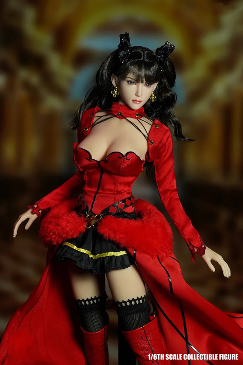 1/6 Scale Action Figure Doll Lady in Red Magical Girl 12