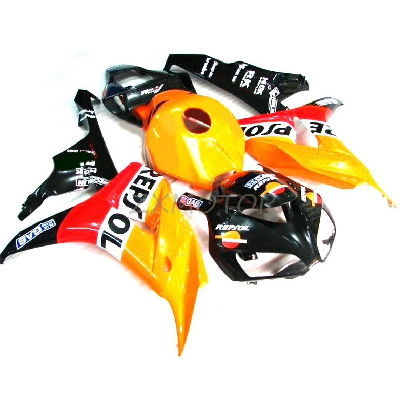 Injection molding Fairing kit for HONDA CBR1000RR 2006 2007 Motorcycle fairings CBR 1000RR 06 07 Orange Black Repsol HJ09