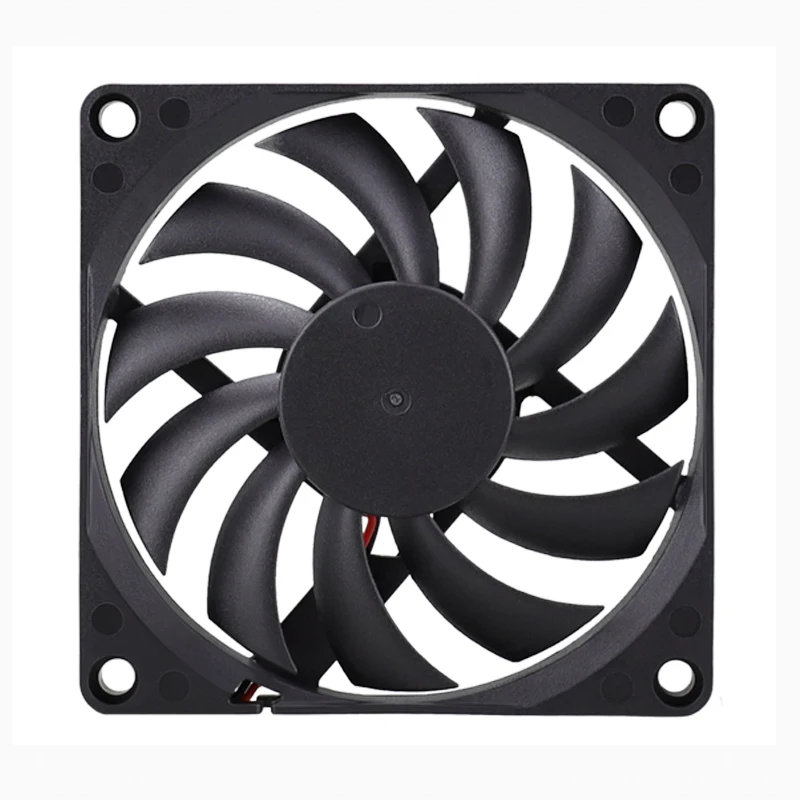 1 قطعة Gdstime تيار مستمر 24 فولت مروحة 80 مللي متر 80 مللي متر x 80 مللي متر x 10 مللي متر المزدوج الكرة تحمل وحدة المعالجة المركزية وحدة معالجة خارجية للحاسوب مروحة برودة 8 سنتيمتر الكمبيوتر المحمول فرش مروحة التبريد