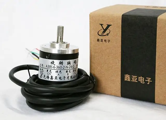 

A38S-6-360-2-N-24-G brand new original Wuxi Xinya solid shaft incremental rotary encoder Knurled