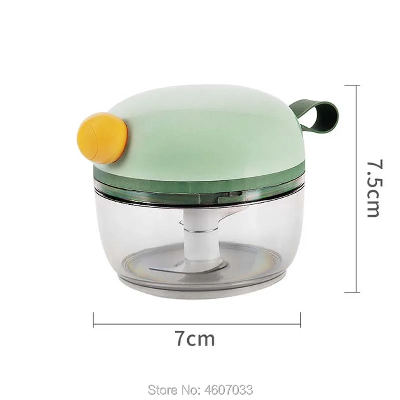 เครื่องตัดพริกกระเทียมผักเครื่องบดเครื่องปอกผักแบบใช้มือเครื่องบดอาหารขนาดเล็กแบบใช้มือดึงที่ตัดผัก