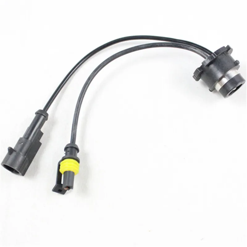 Rockeybright 2pcs Wire HID Ballast Kit Xenon D2S D2R D2C to AMP Harness Adapter Light Xenon Kit Cable For Car D2S pigtail Cable