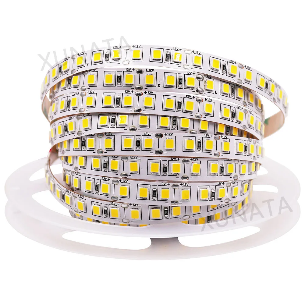 

DC 12V SMD 4040 LED Strip 120/60LEDs/m High Lumen Brighter Than 5050 5630 2835 Non Waterproof Ribbon Rope LED Light Lamp 5m/lot