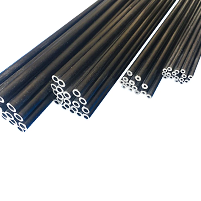 2Pcs/Lot Black Glass Fiber Tube OD 3mm 4 5 5.8 6 6.5 7 8 9.5 10 12 12.5 12.7 14 16 20 25mm Hollow Fiberglass Rod Length 500mm