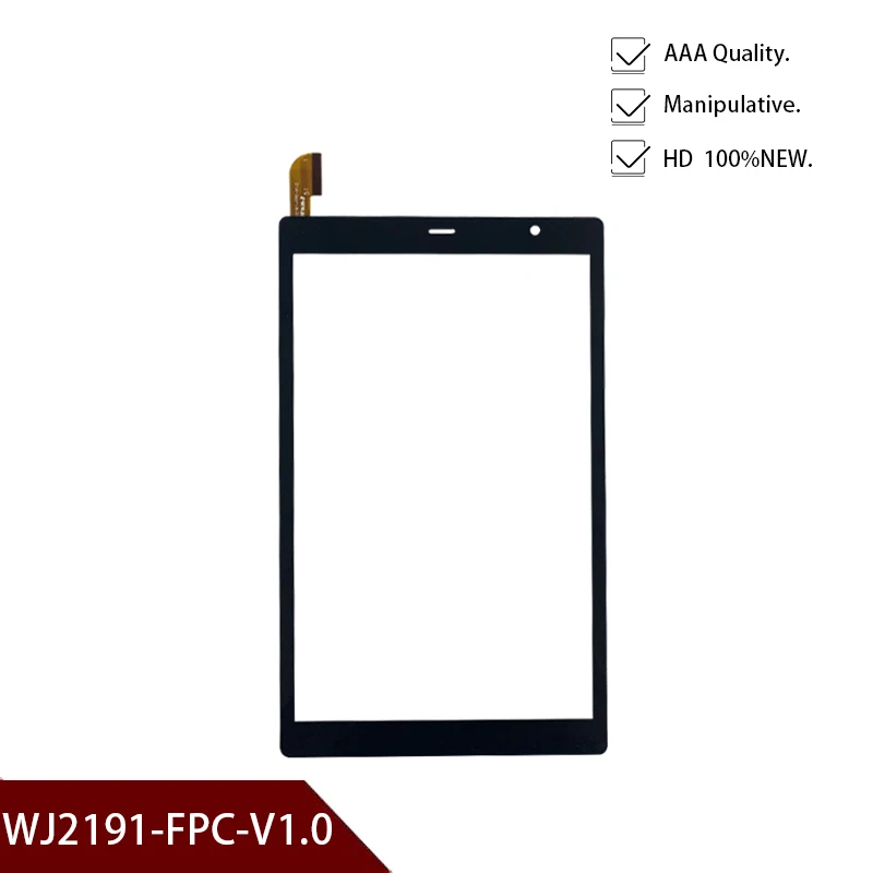 

Black 8 inch touch screen,100% New for WJ2191-FPC-V1.0 touch panel,Tablet PC sensor digitizer