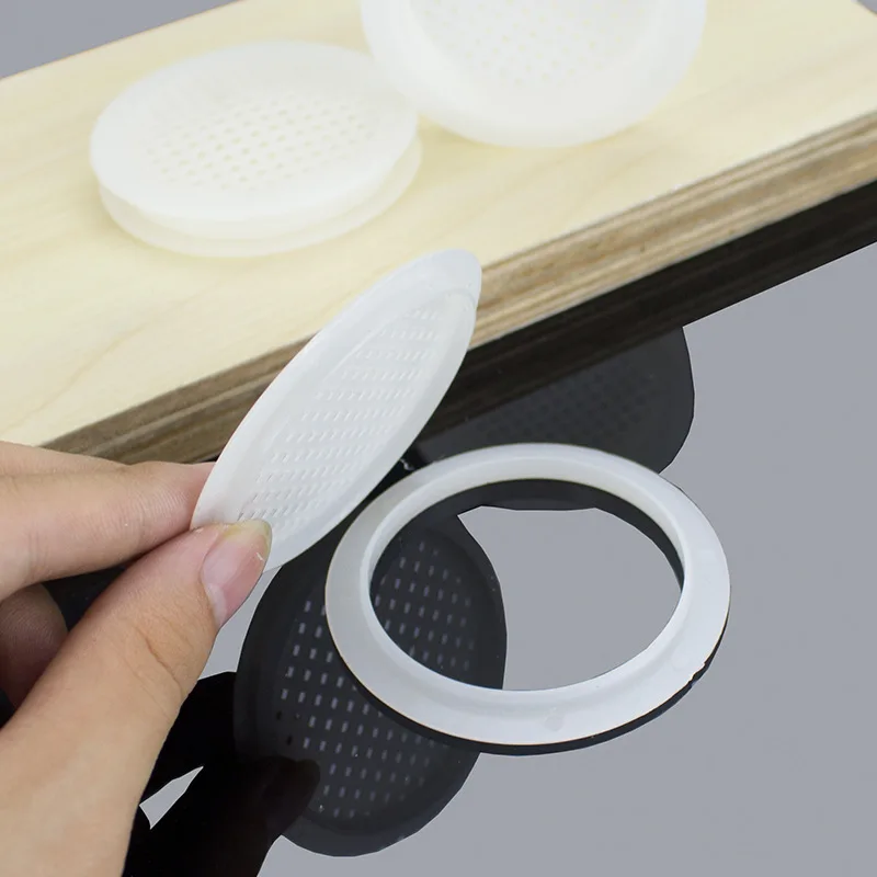 10pc Plastic air vent decorative cover 38mm Round Louver Mesh Hole plug Closet shoe Cabinet furniture grille ventilation systems