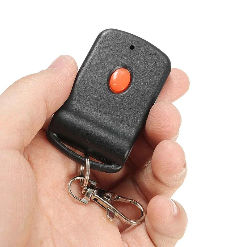 10 Digit Pins EZ Code Garage Door Remote Control Gate Opener 300 MHz 1 Button Transmitter