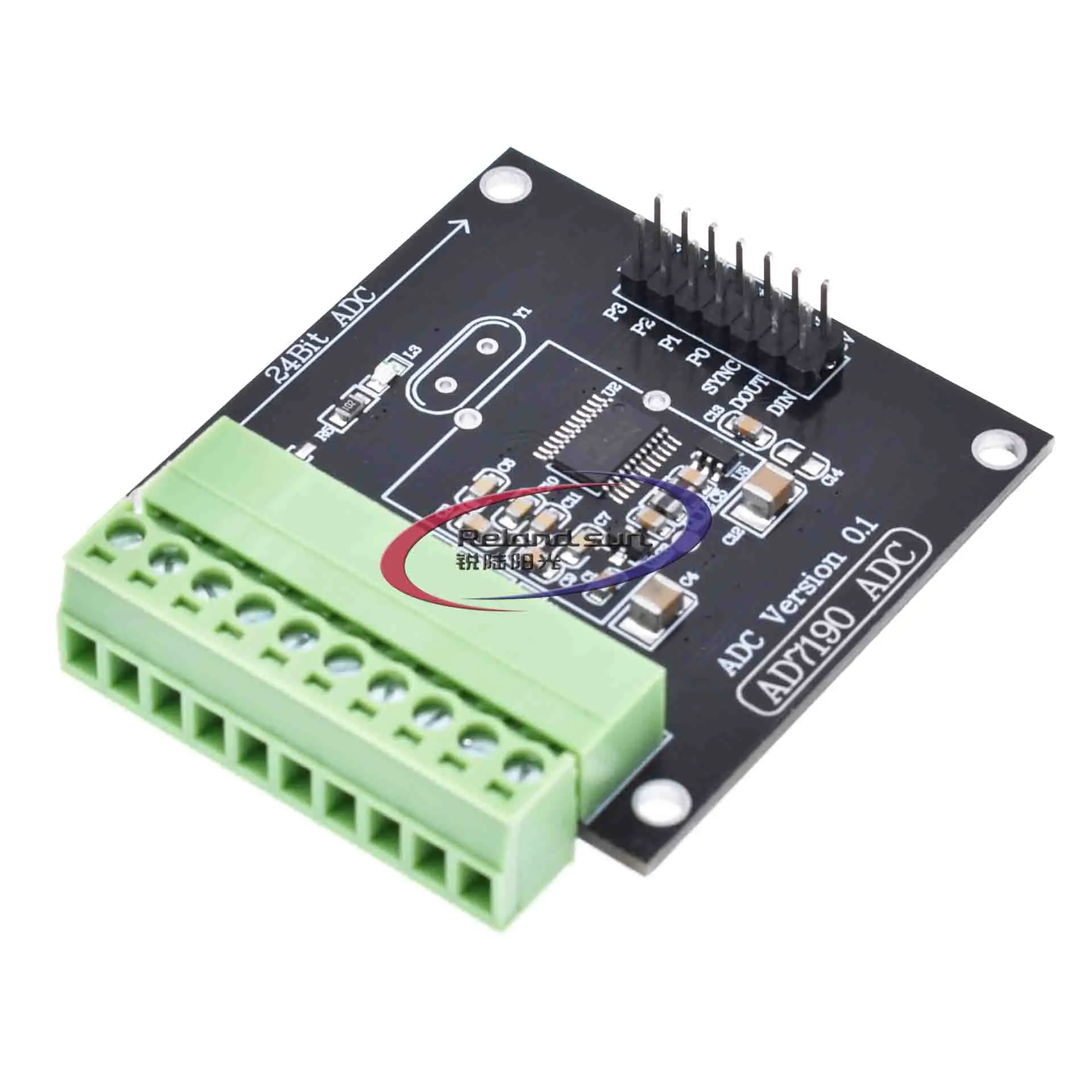 

AD7190 digital weighing module 24 digit analog converter pressure sensor high precision ADC module