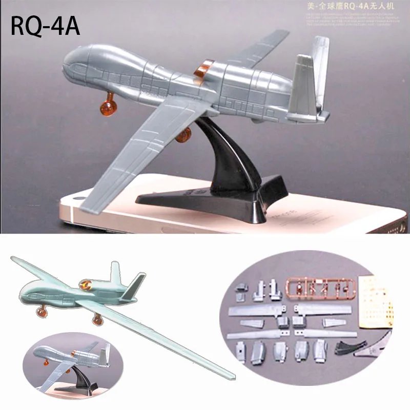 4D RQ-4A Global Hawk UAV Model Fighter Assemble Puzzle Building Figure TOY 1:133