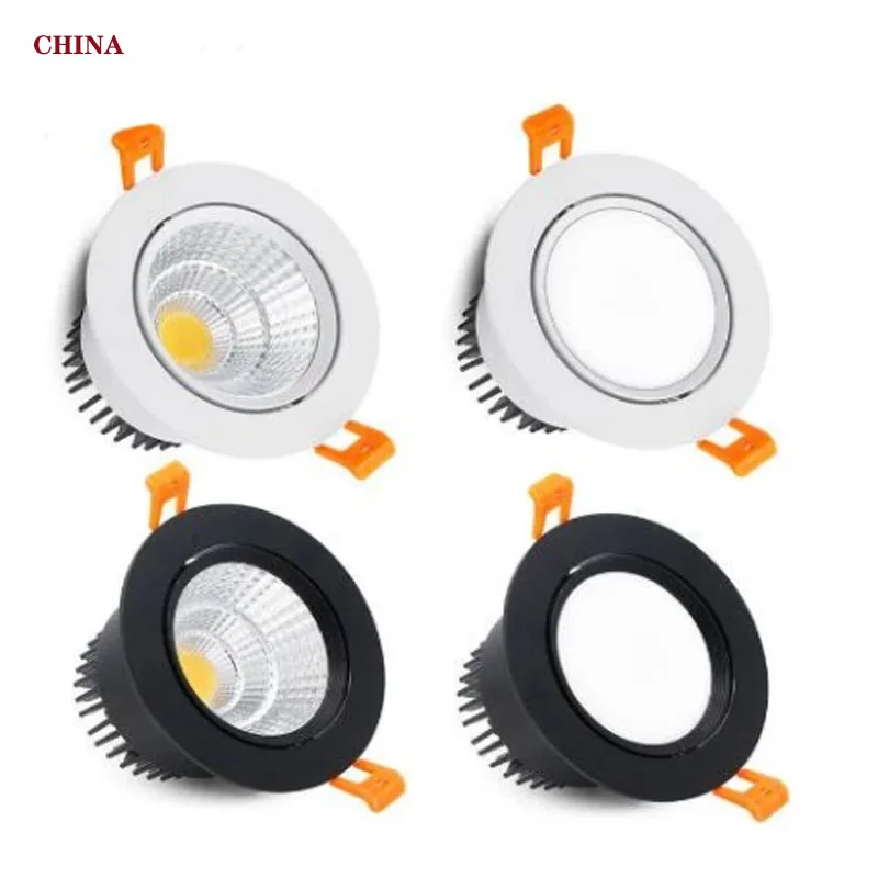 

Dimbare AC110V-220V 5W7W9W12W15W18W20W Plafond Downlight Epistar Led Inbouw Plafond Lamp Spot Licht Voor Thuis Verlichting