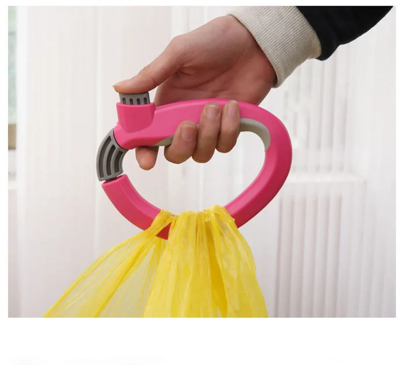 

D-type vegetable extractor bag extractor shopping bag plastic bag vegetable shopping ring anti strangulation handle