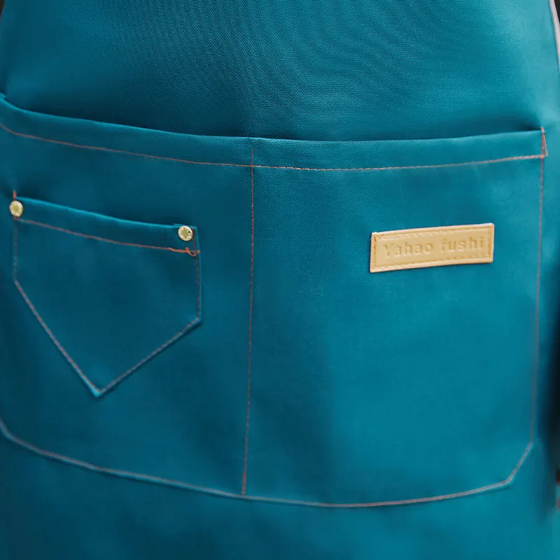 Custom Printed  Apron Or Embroidered Apron Chef Waterproof Apron For Kitchen Chef Apron Add Logo Restaurant Apron For Women