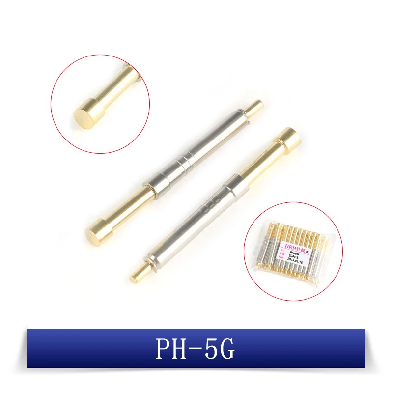 10Pcs/2Pcs Testing Contact Probes Pin PH-2A/2H/3A/3H/4A/4B/4D/4G/4H/6A/6D/6G 5A Retractable Spring Test Probe Pogo Pin