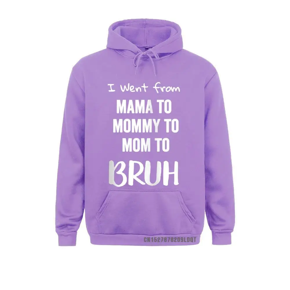 Camisa I Went From Mama To Mommy To Mom To Bruh Funny Gift Zip Hoodie Labor Day Hoodies Brand Clothes Mens Sweatshirts