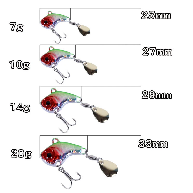 Cucharilla Vibratoria Mini VIB para spinning y lubina - imagen 3