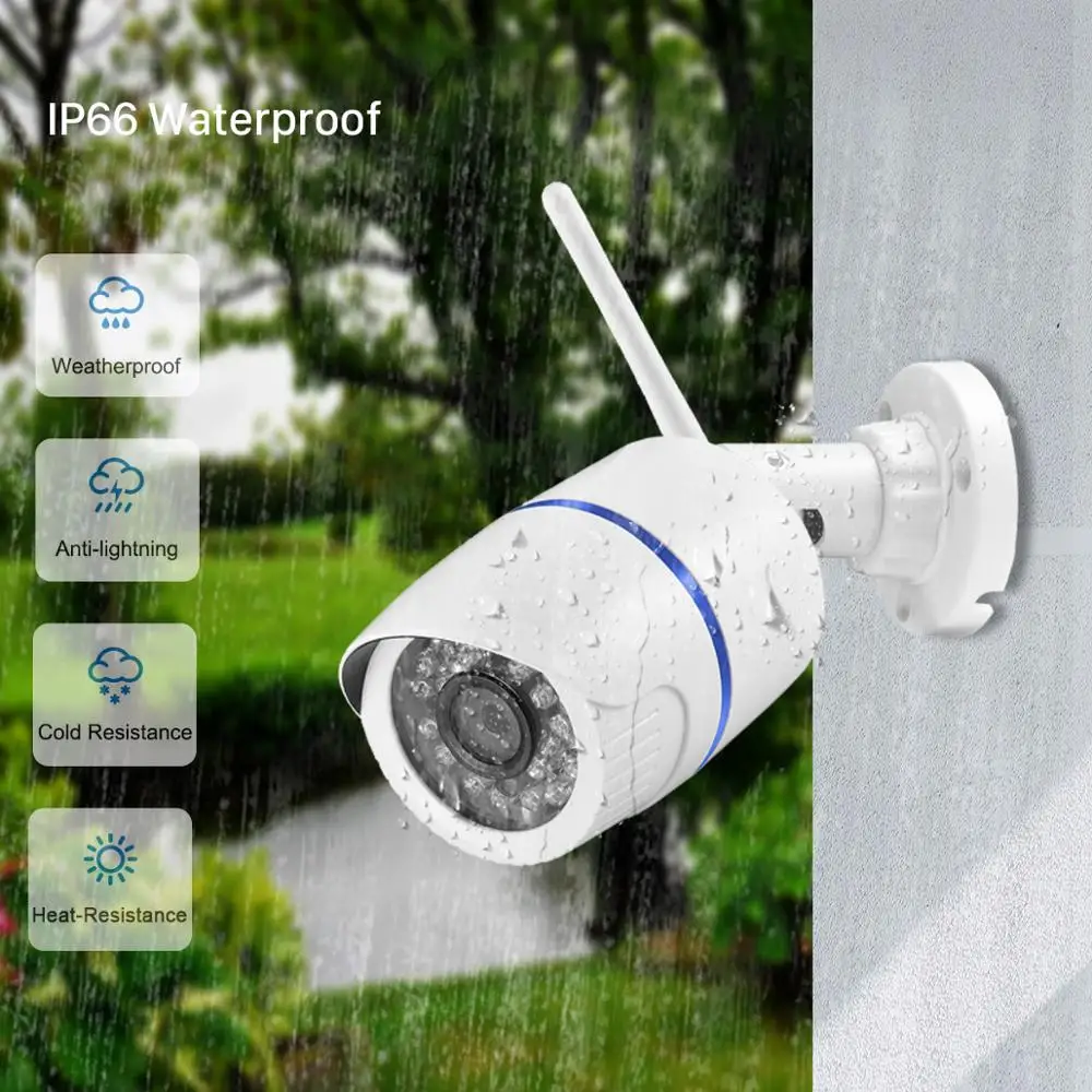 ANBIUX 5MP Wifi Camera Outdoor 3MP Audio Recording Ai Human Detection Wireless Camera IP Camera With SD Card Slot