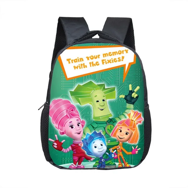 Funny Russian Cartoon The Fixies Backpack For Boys Girls Children School Bags Kids Small Shoulder Bag Kindergarten Mochilas