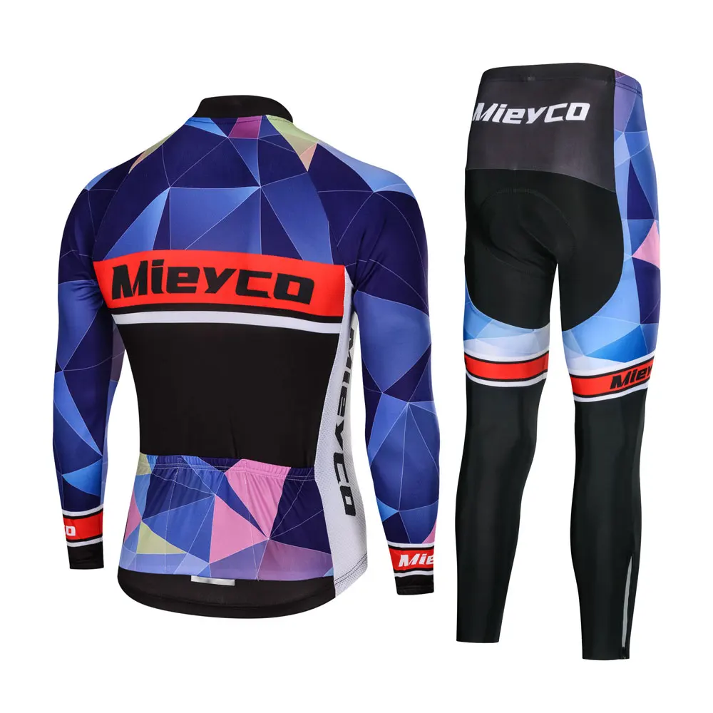 Mieyco 2019 Pro Cycling Jersey Set Long Sleeve Mountain Bike Clothes Wear Maillot Ropa Ciclismo Racing Bicycle Cycling Clothing