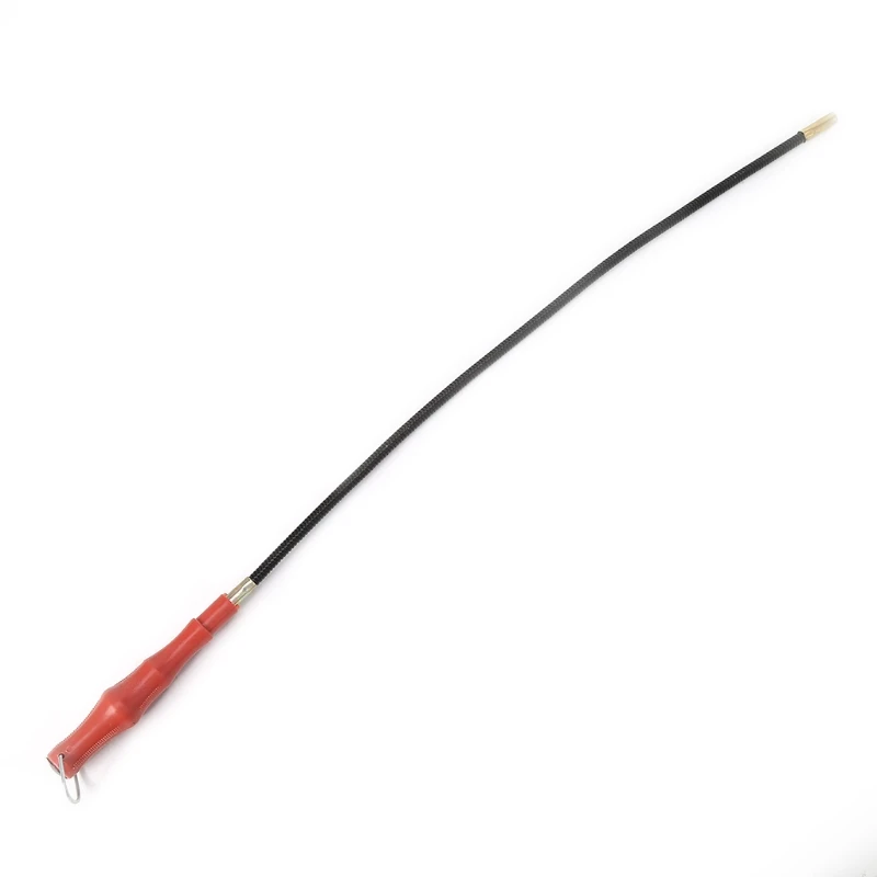 Captador magnético para reparación de herramientas de garaje, grabador Flexible con mango de plástico rojo
