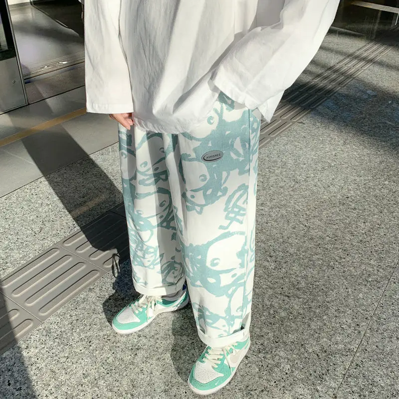 Streetwear Pants Women Leisure Teens Trendy Japanese Style Hip-hop Stylish Spring High Waist Trousers Female Lovely Summer New