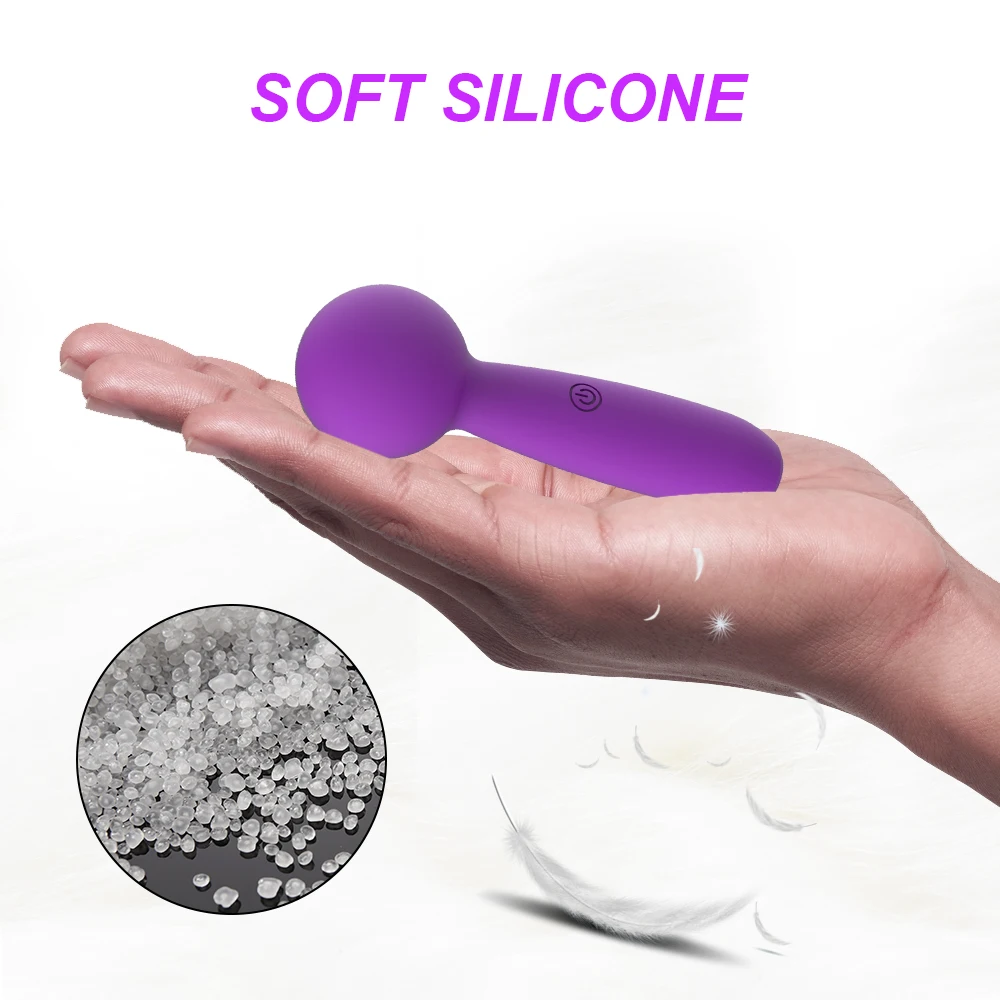 Mini Electric Massage Stick Multi Speed Vibration AV Magic Wand Vibrator G Spot Orgasm Dildo Clit Stimulation Sex Toys for Women - view 4