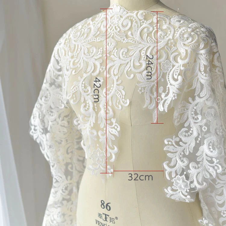 

large lace trim scallop wide lace boarder Ivory Bridal Dresses Lace Boarder Trim DIY Veil Trim 10 Yards