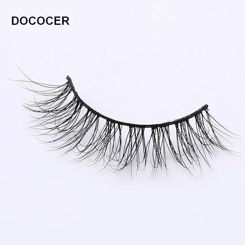 3D Mink Eyelashes Upper Real Mink Lashes Soft Natural False Eyelashes 1 pair Handmade Fake Eye Lashes Extension