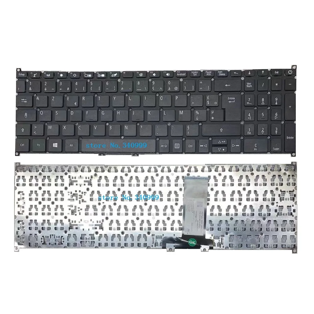 

AZERTY French keyboard For Acer Aspire 3 pA317-51 A317-51G A317-51K A317-51KG No backlit