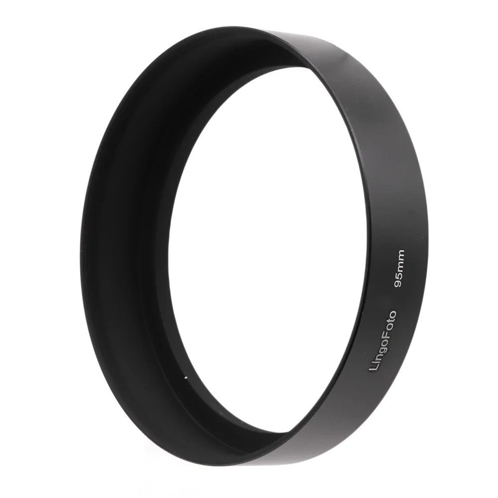 Metal Standard Lens Hood Universal Screw-in Black 35 / 82 / 95 mm camera photography accessory