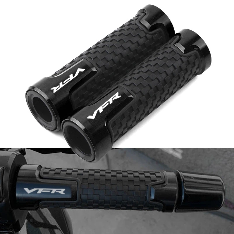 

7/8'' 22mm Motorcycle Handlebar Grips For HONDA VFR750 VFR800 VFR1200 VFR1200F VFR 750 800 1200 1200F Handle Hand Grip End Cover