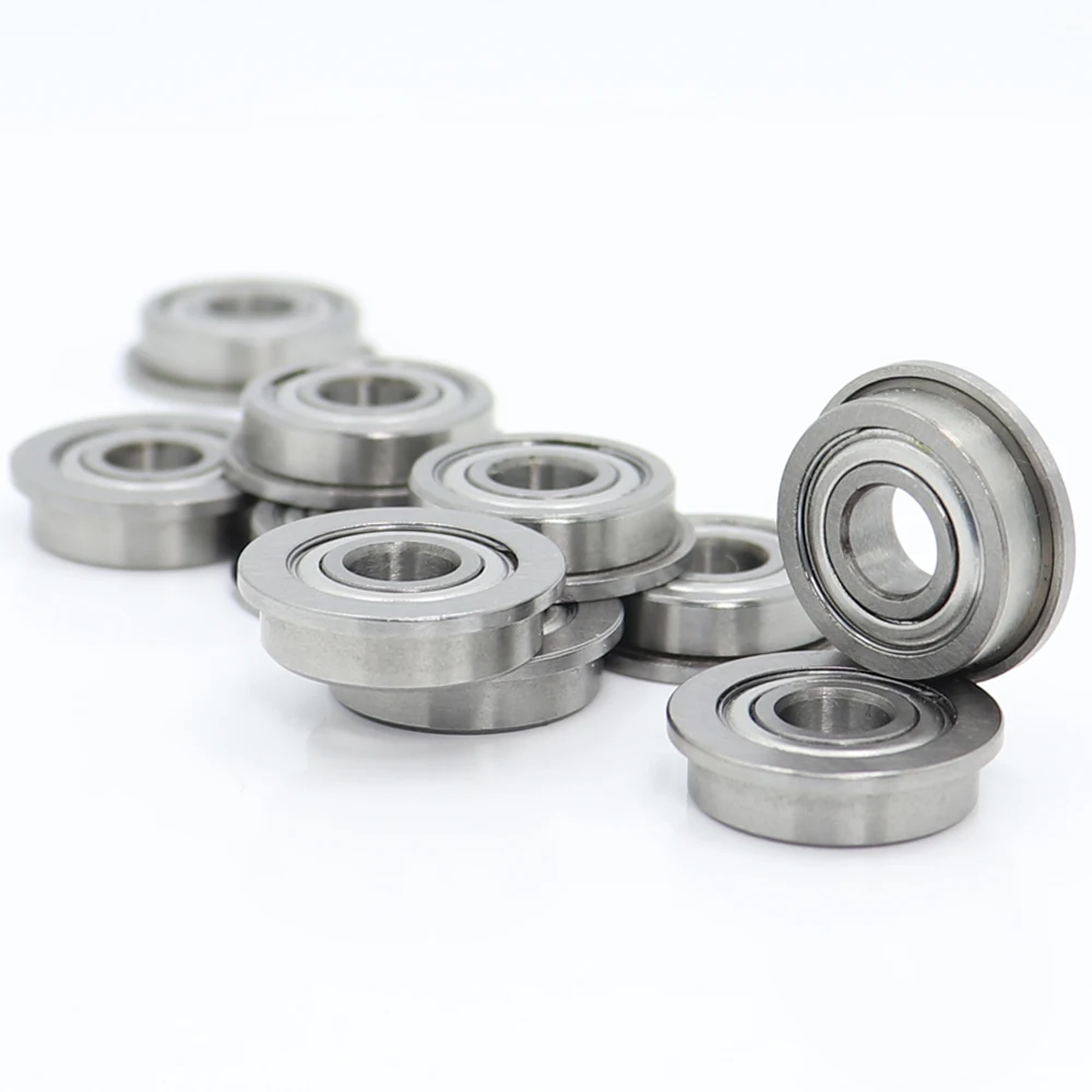 

F695ZZ Flange Bearing 5x13x4 mm ABEC-1 ( 10 PCS ) Flanged F695 Z Z Ball Bearings F619/5ZZ