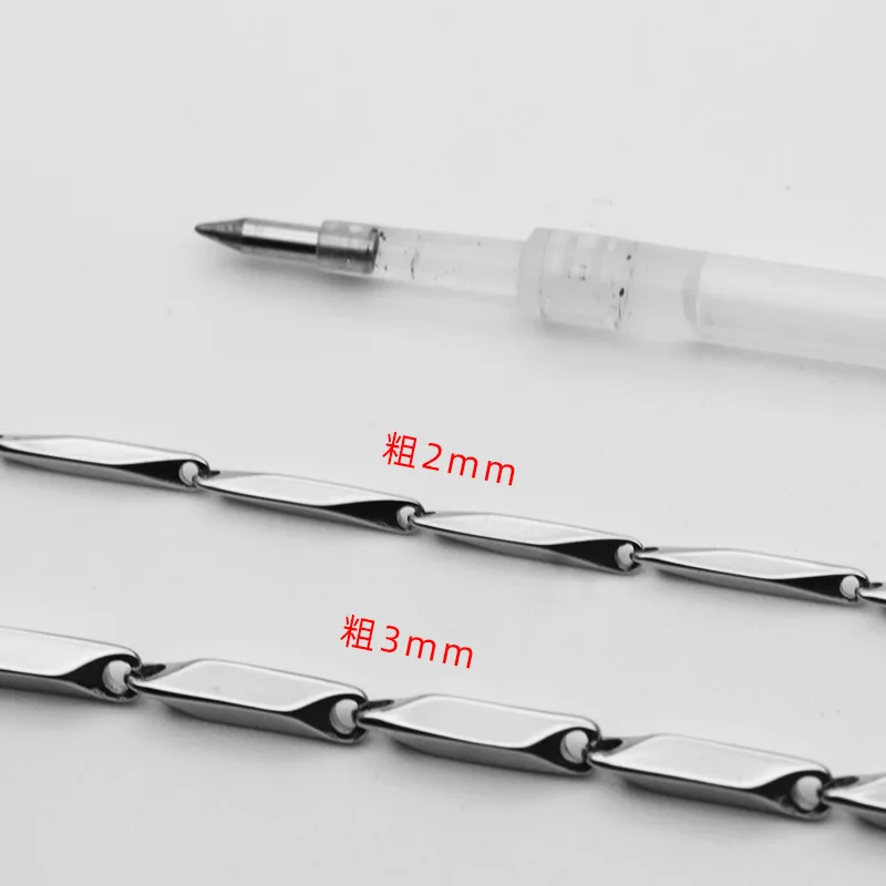 Hot Sale Stainless Steel Melon Seed Chain Bracelet Fashion Jewelry Best Gift for Men and Women Length 18 + 5CM drop shipping