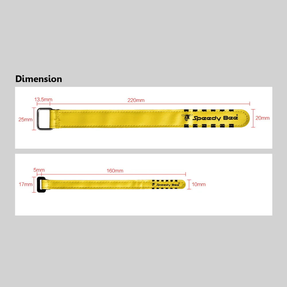 RunCam Speedybee Speedy Bee  Magic Tape Tie Battery Strap Ribbon Belt 220*20mm /160*10mm Cable Holder for DIY RC Drone FPV