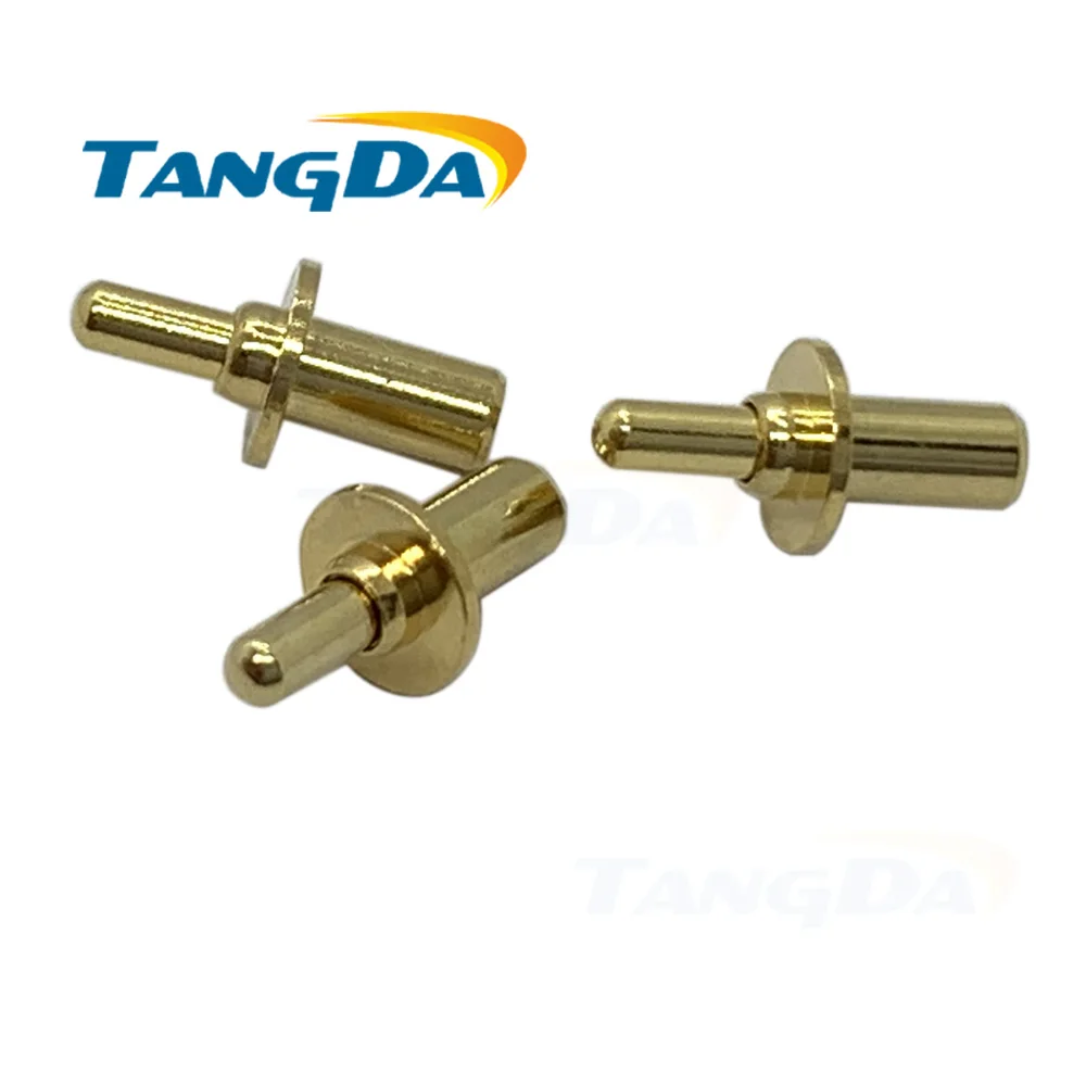 

4 8.2 mm Tangda pogopin 4*8.25mm Connectors lighting Conducting probe Thimble Spring needle Copper pin (Can be customized) AG