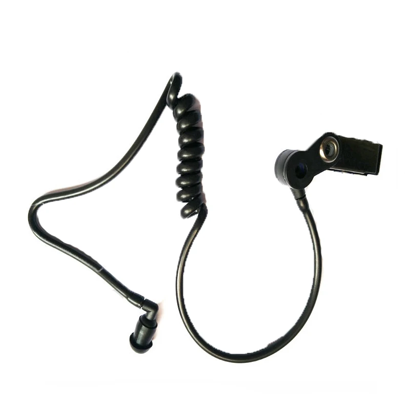 

10X Detachable Black Acoustic Tube with Silicone Earbud for Motorola, Kenwood, Baofeng, Two Way Radio Earpiece