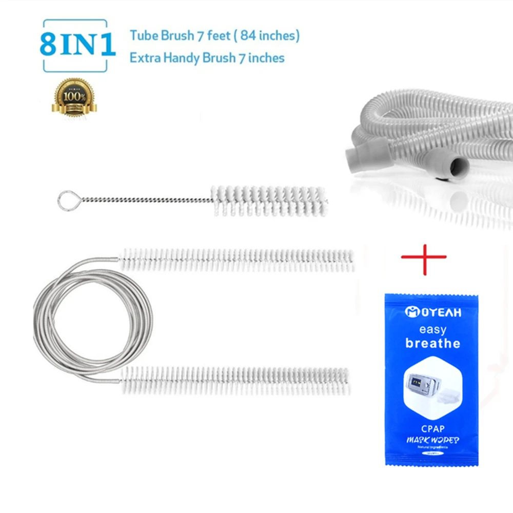 CPAP Cleaning Supplies cpap Cleaner and Sanitizer with Premium Universal Cpap Tubing Hose 96