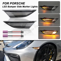 Dynamic LED Side Marker Light Turn Signal Lamp For PORSCHE 991 Carrera S 4 4S GTS Targa 4S Turbo S GT3 981 718 Boxster Cayman